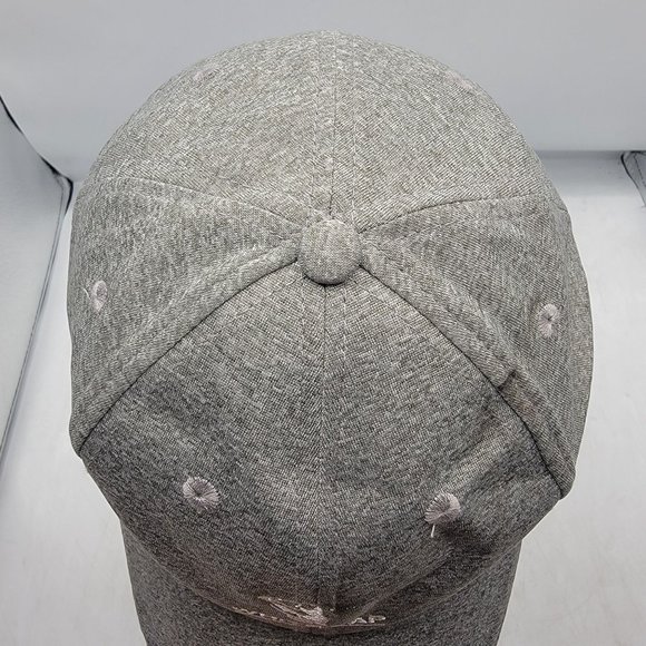 Sport Tek White Cap Gray Golf Hat Adjustable Lightweight Outdoors Casual - Picture 6 of 9